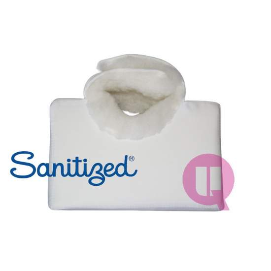 WHITE RECTANGULAR heel antiescaras