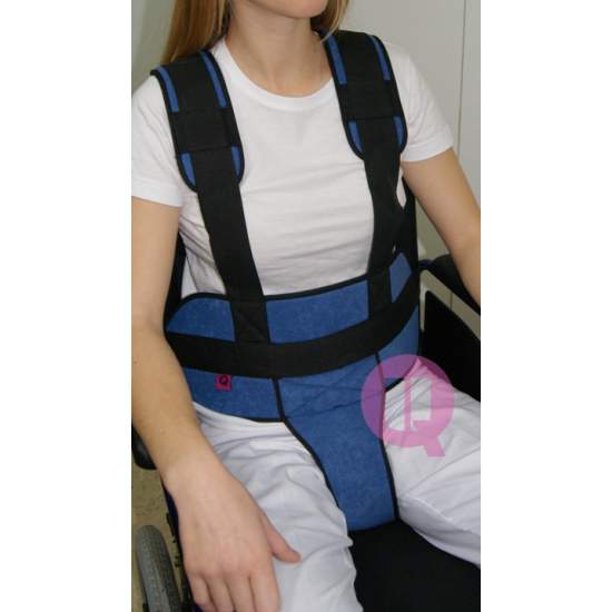 Perineal belt with suspenders CHAIR PADDING / IRIONCLIP