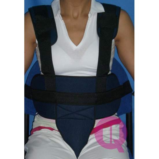 Cadeira cinto perineal com suspensórios acolchoado / BUCKLES