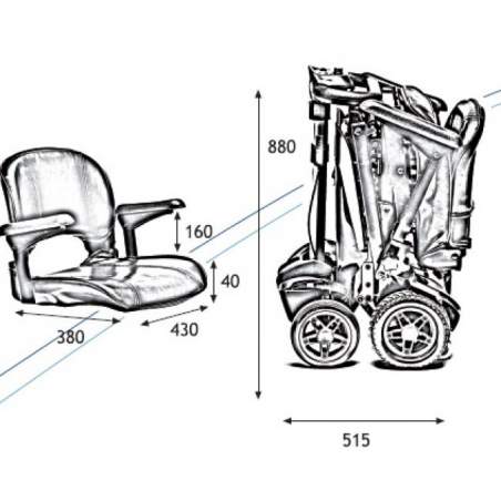 Roller-Transformator mit elektrischem Falten