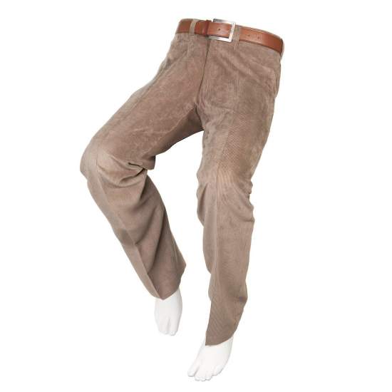 PANTALÓN ADAPTADO DE PANA MARRON CLARO Hombre – Otoño Invierno