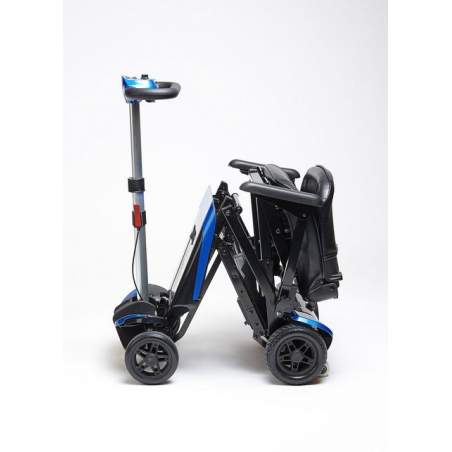 Transformer with electric folding scooter