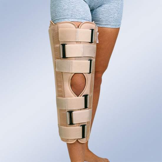Orthotic knee immobilizer...