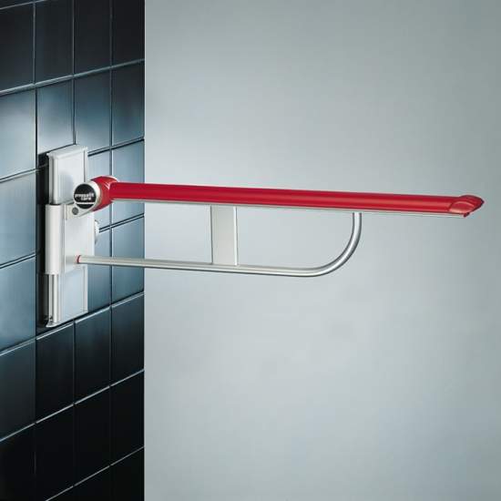 BARRA ABATIBLE PRESSALIT 85 cm. BLANCO RECORRIDO GRADUABLE 25 cm.