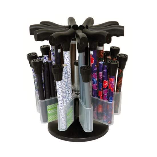 FOLDING CANE "FASHION BLACK" 2