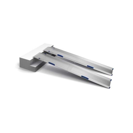Electronic wheelchair ramp