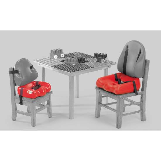 Asiento postural blando Special Tomato