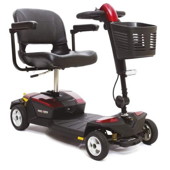 GOGO-LX 4 rodas e scooter de suspensão 2