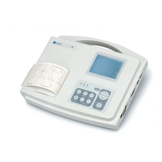 Electrocardiografo de 1/3 canales con interpretacion del diagnostico.