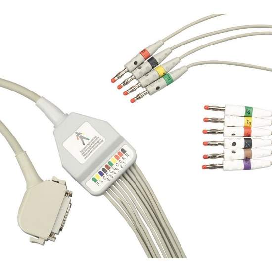 Cable de paciente para electrocardiografo.