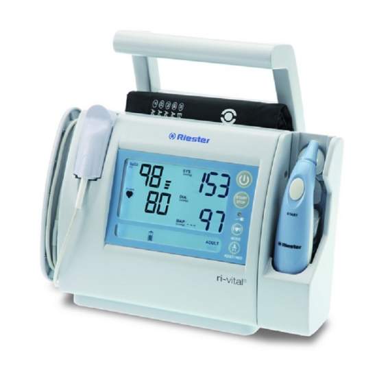 Monitor riester ri-vital-1951-107. Presión arterial no invasiva y media.