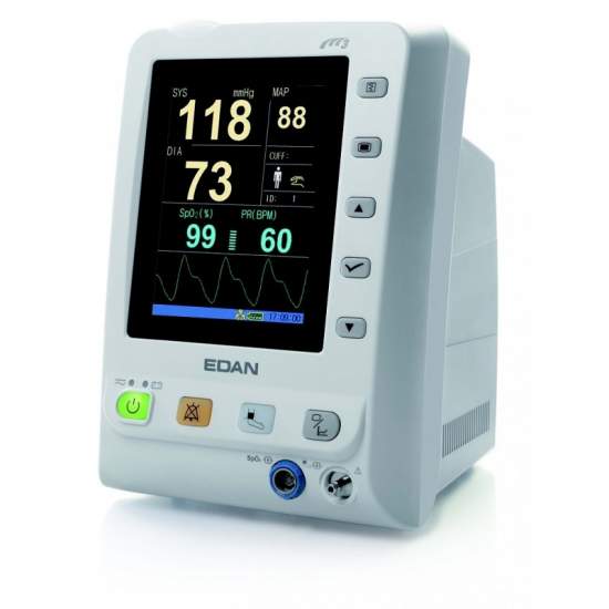 Vital Signs Monitor NIBP (noninvasive pressure) with LCD color 13.5 x 10.5cm.