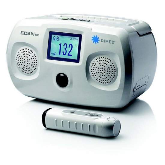 Doppler de ultrasonidos portatil con bateria con sonda de 2mhz sin cable.