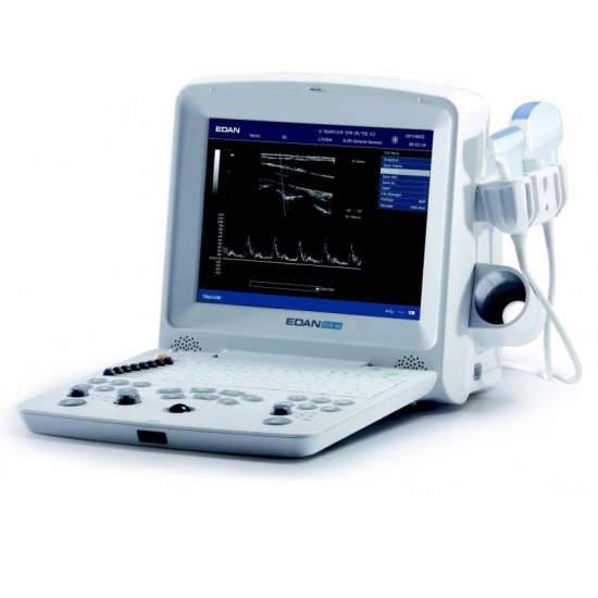 Ultrasound laptop in black and white, with TFT 12.1 "