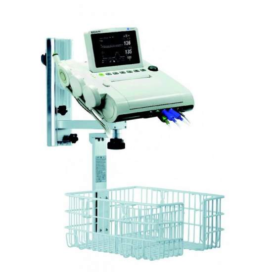 Wall bracket with high amplitude basket