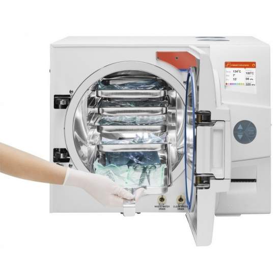 Autoclave horizontal de 28 litros automatico clase b.