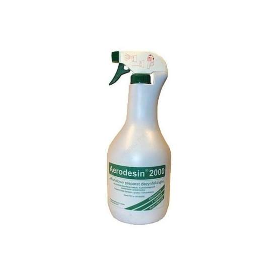 Alcoholic spray disinfectant for surfaces and medical products