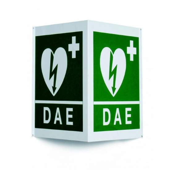 POSTER WALL WITH SYMBOL SIDED defibrillation.