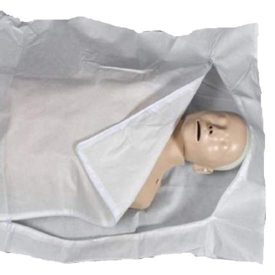 SUDARIO POLIPROPILENO BLANCO PLASTIFICADO E IMPERMEABILIZADO