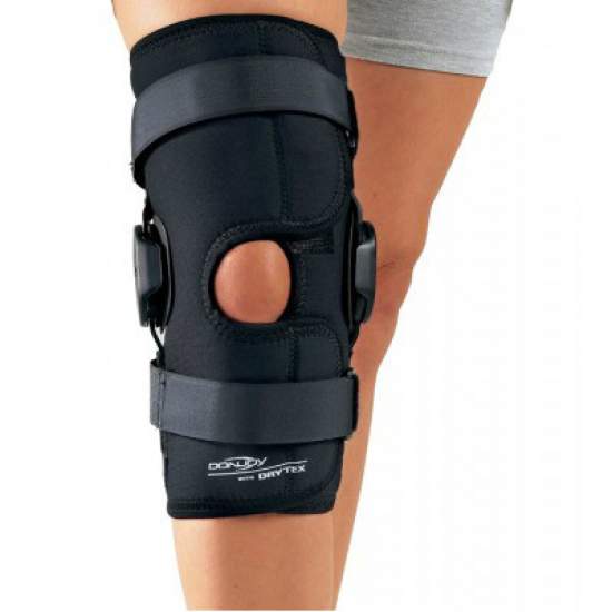Rodillera Drytex Deluxe Hinged Knee Wrap abierta