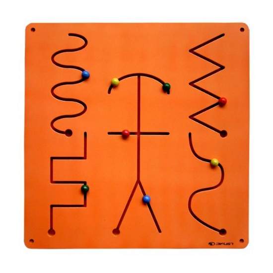 Panel pared laberinto