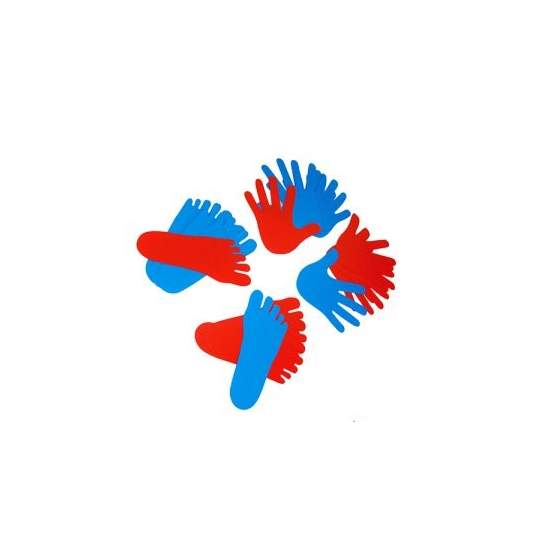 Set of 8 and 12 feet Hands