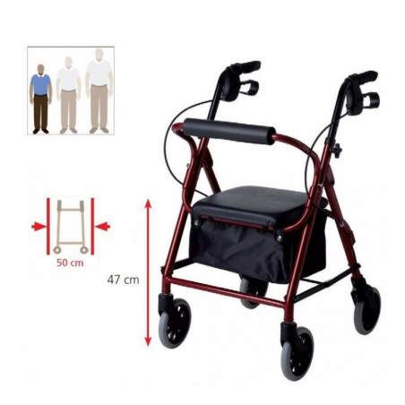 Smalle rollator Laag AD185