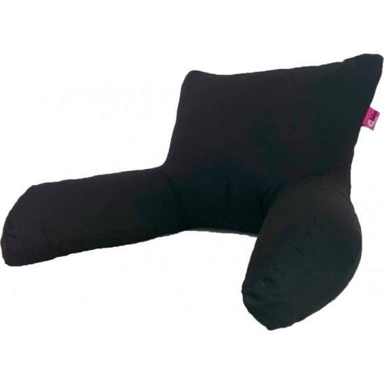 Backrest cushion with armrest for bed