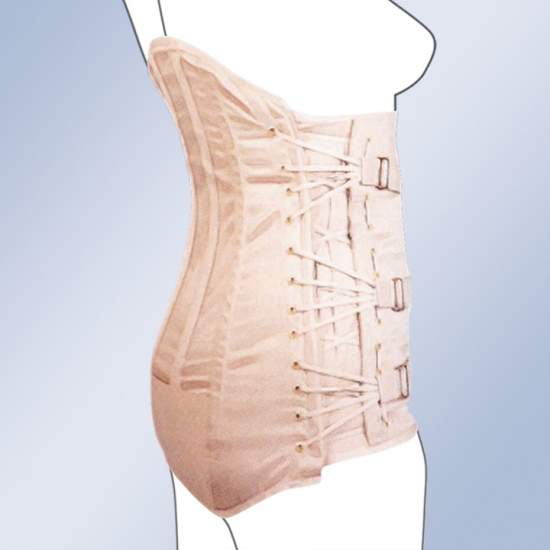 HIGH ceinture de dame de corseterie SEMIRRIGIDA lombo 2000-S