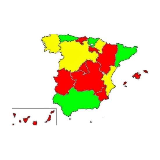RED semáforo em 9 CCAA pela reforma da saúde