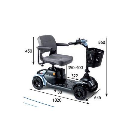 Scooter desmontable Apex i-Confort