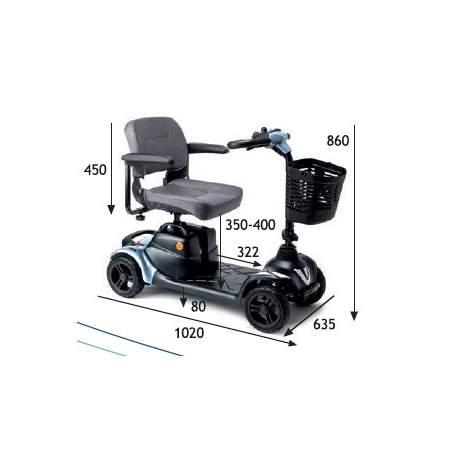 Verwijderbare scooter Apex i-Nano