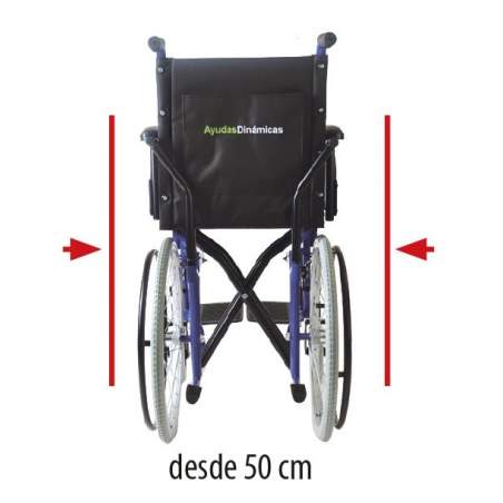 Silla de ruedas estrecha para ascensor