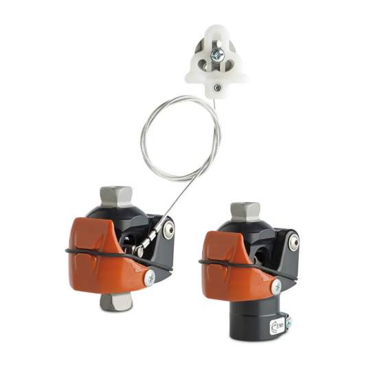Knee replacement with manual locking