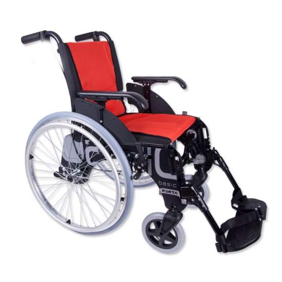 Silla de ruedas BASIC ruedas pequeñas 300 mm 2