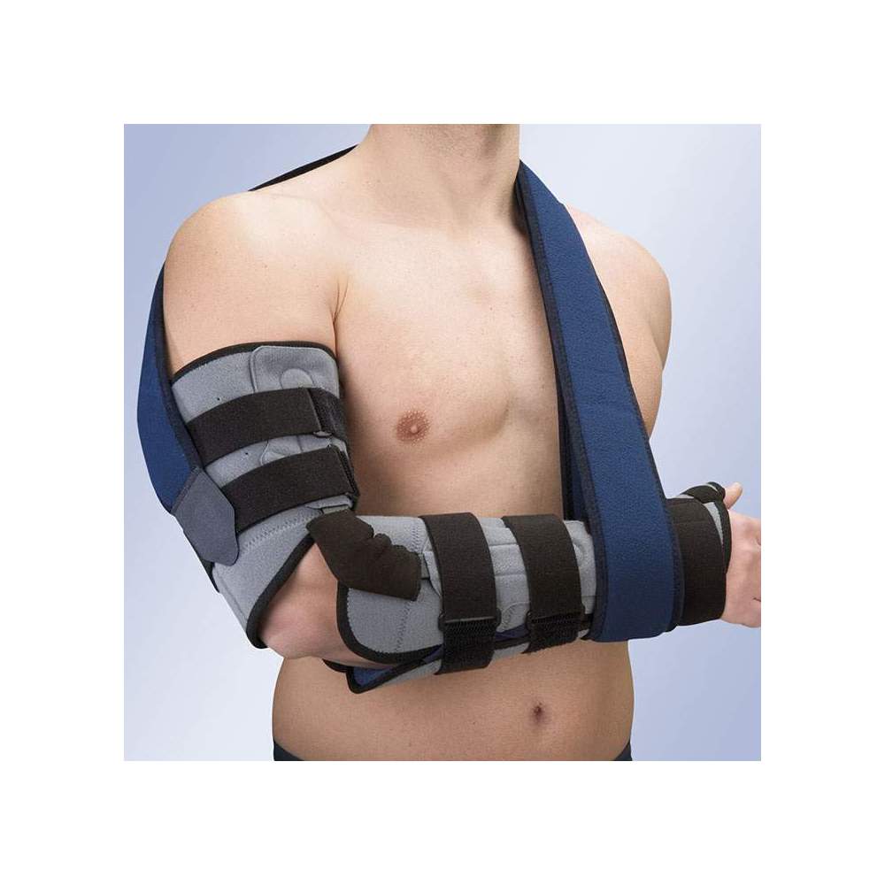 ELBOW BRACES WITH PALM AND THUMB SPLINT WITH CONTROL OF FLEXIBLE-EXTENSION 94302