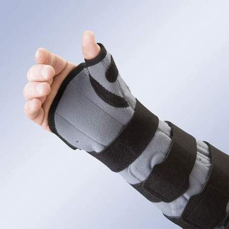 ELBOW BRACES WITH PALM AND THUMB SPLINT WITH CONTROL OF FLEXIBLE-EXTENSION 94302