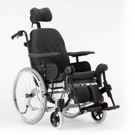 Pyörätuolin kallistaminen ja kallistaminen Rea Clematis -paikannusta varten