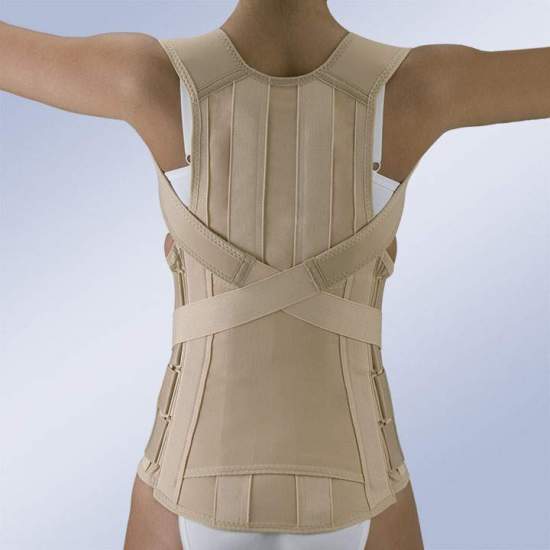 DORSOLUMBAR RIEM SEMIRRIGIDA SLUITING VELCRO MET ABDOMEN PENDULUM FX-215 2