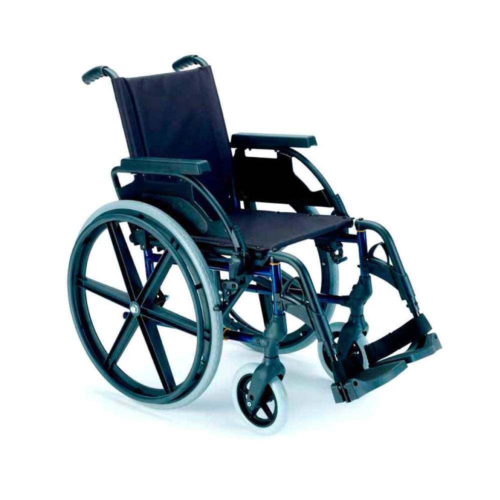 boekje Landelijk ingewikkeld kopie van Breezy 250 - Vouwbare stalen rolstoel