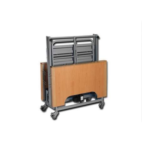 Cama articulada EcoFit Plus com empilhadeira + incorporadora + corrimão