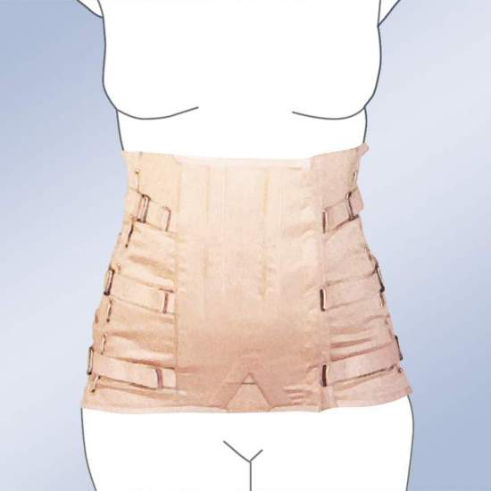 Faja Sacrolumbar Semirrigida Corta Señora Corseteria Orliman 2010-S