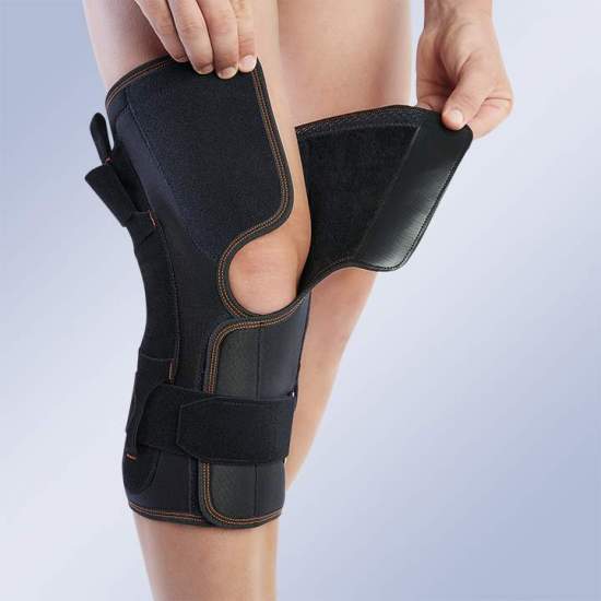 Orthèses de genou pour stabilisation ou immobilisation