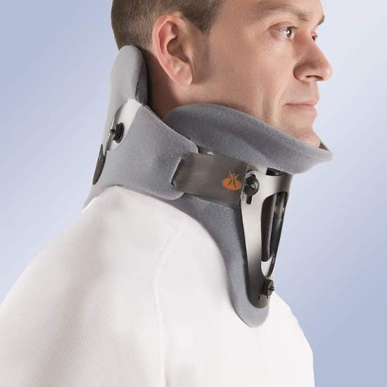 Collier cervical bivalve avec soutien occipito-mental