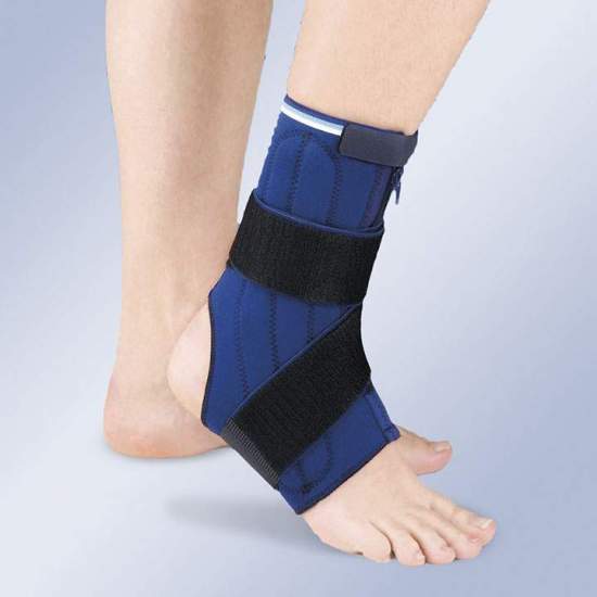 STABILIZING ANKLE IN NEOPRENE WITH DOUBLE SIDE MIDDLE WHALES