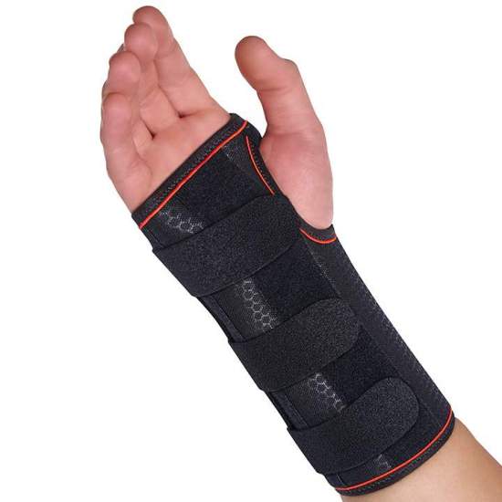 Semi-rigid wrist brace with... 2