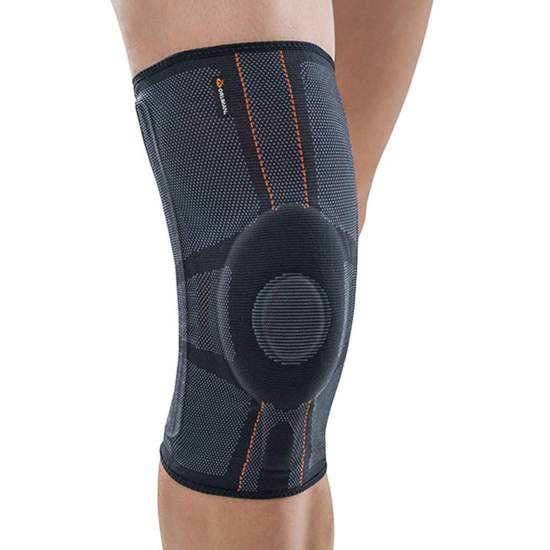 Elastic knee brace with...