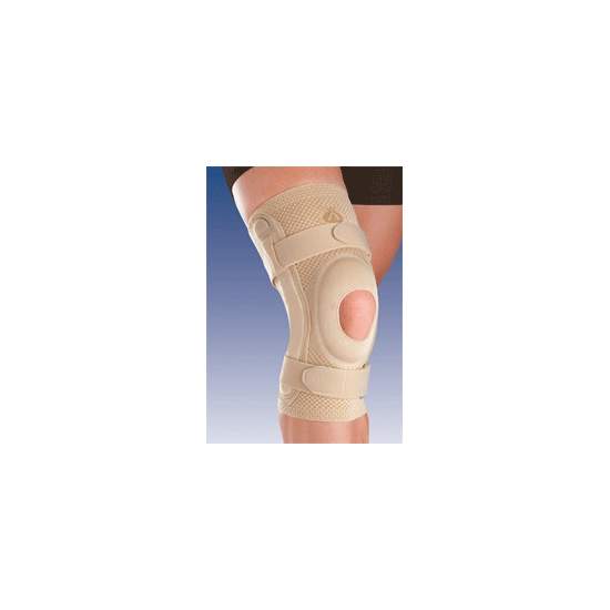 BREATHABLE apoio do joelho elástico com SILICONE CABEÇA impulsor aberto e lâminas METAL COM 8107 joint policêntrico