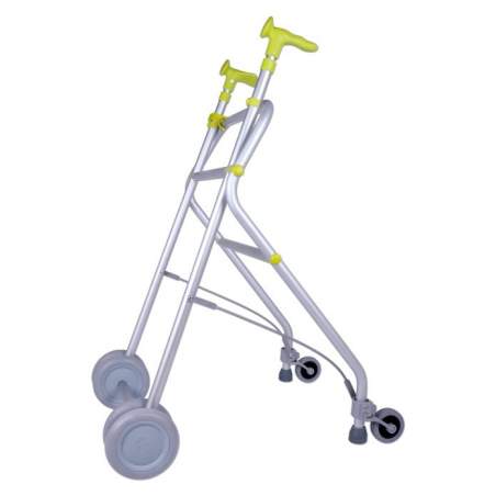 Faltbarer Rollator aus Aluminium