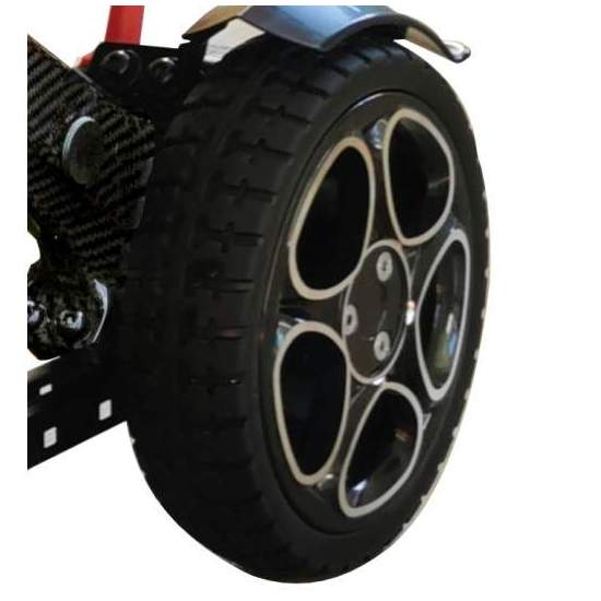 Original solid rear wheel...